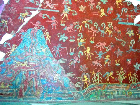  Teotihuacan Mural: 웅장한 역사와 신비로운 상징주의의 조화!